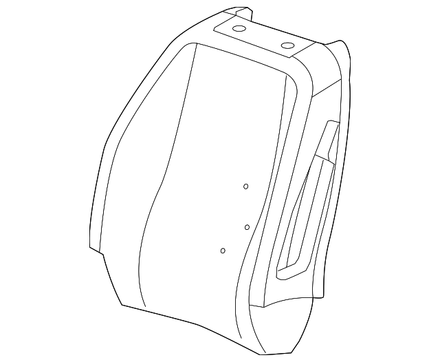 20811506 Деталь SEAT BACK PAD