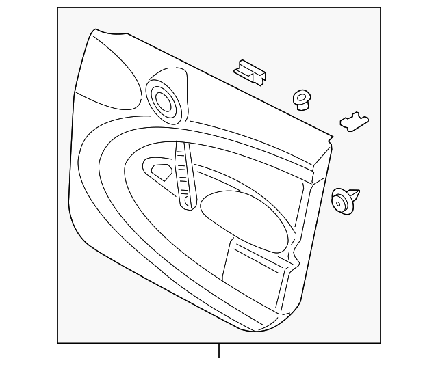 51-41-9-808-658 Деталь DOOR TRIM PANEL, RIGHT