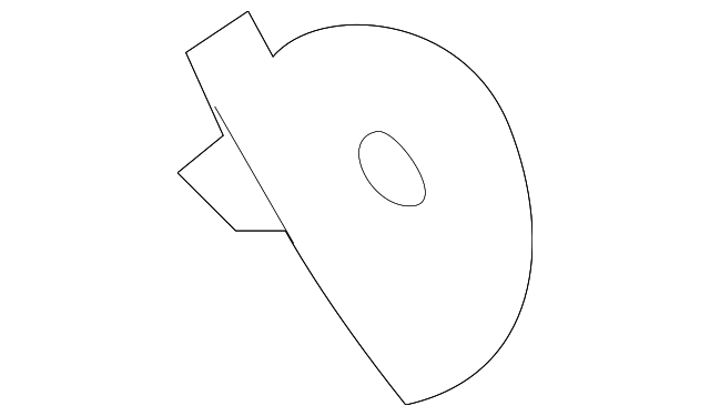 62775-21030 Деталь QUARTER GLASS UPPER CLIP, RIGHT