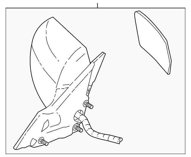 15932339 Деталь MIRROR ASSY, LEFT
