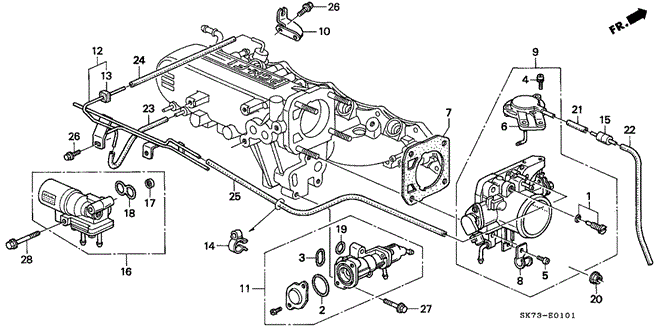 INTEGRA HATCHBACK THROTTLE BODY (2)