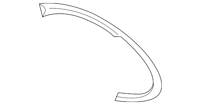 51-43-2-755-979 Деталь REAR MOLDING, LEFT