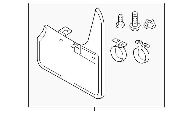 8S8-075-101 Деталь SPLASH GUARD KIT