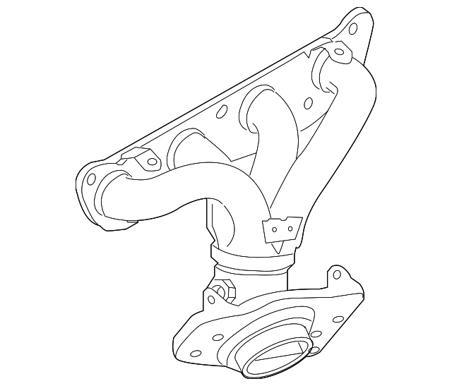 19316211 Деталь EXHAUST MANIFOLD