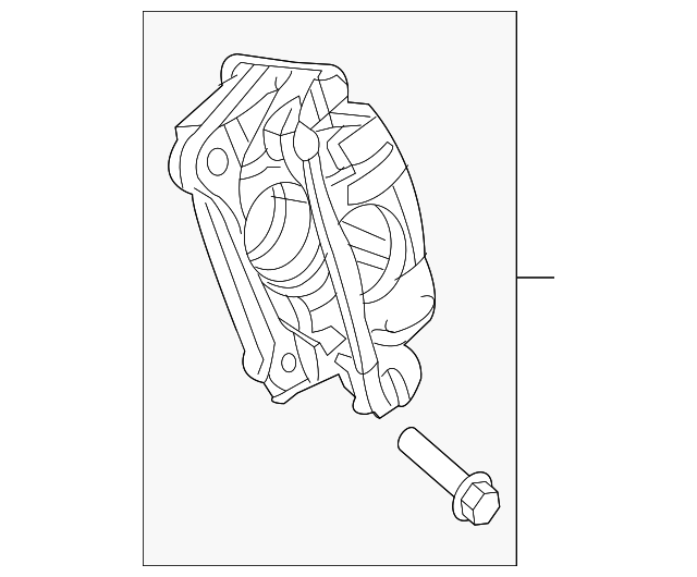0034207183 Деталь CALIPER, LEFT