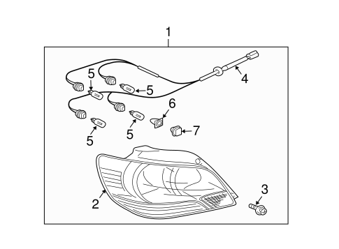 Outlander BULBS - CHASSIS 2