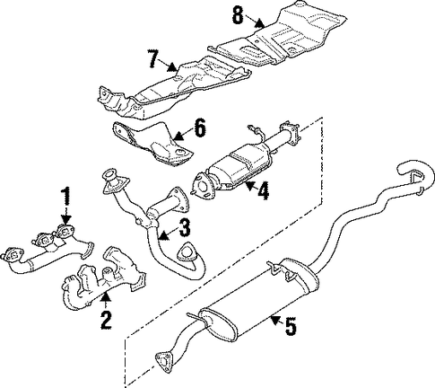 Hombre EXHAUST COMPONENTS