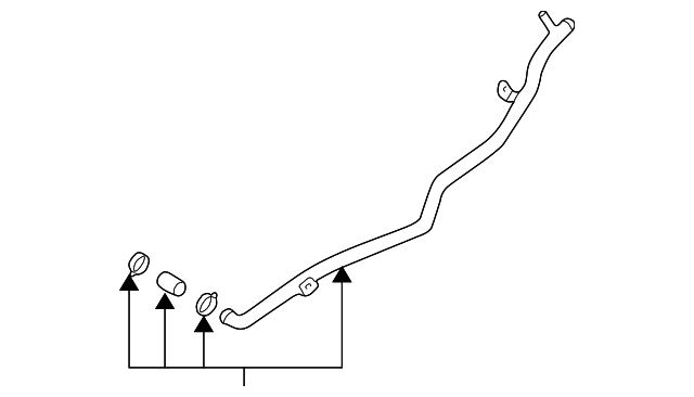 14165AA014 Деталь RETURN PIPE