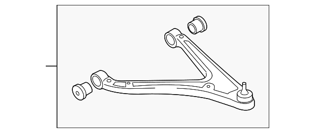 420-407-152-L Деталь LOWER CNTRL ARM, RIGHT