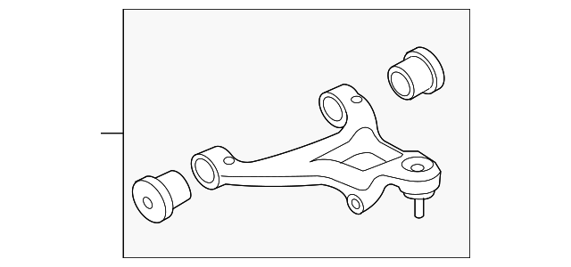 420-407-506-D Деталь UPPER CNTRL ARM, RIGHT