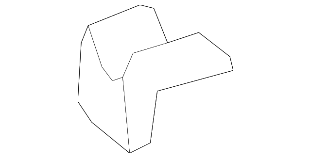 79959-0R010-B0 Деталь TRACK END COVER, LEFT