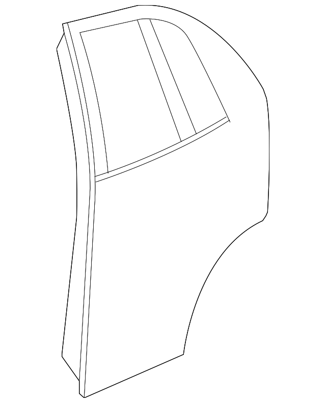 6800375811 Деталь DOOR SHELL, RIGHT