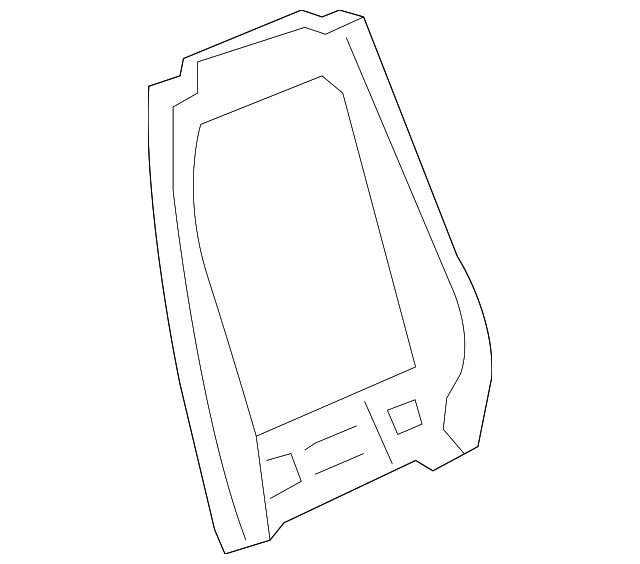 20987396 Деталь SEAT BACK FRAME