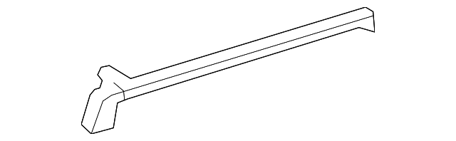 7B0843793A Деталь UPPER W'STRIP, LEFT