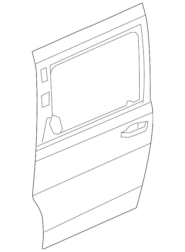 7B0-843-112 Деталь OUTER PANEL, RIGHT