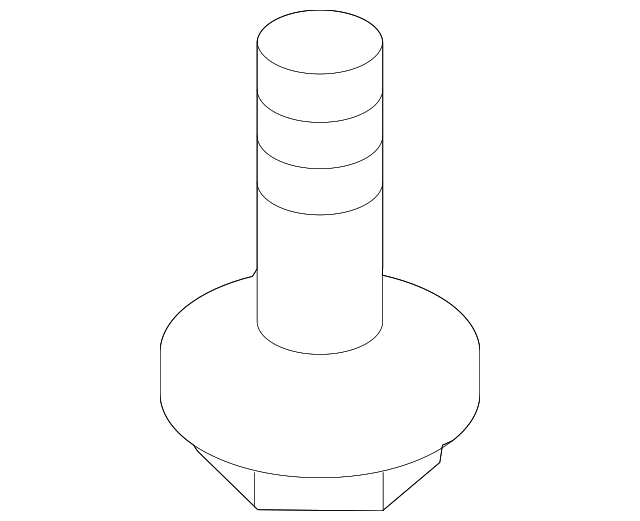 6581186Z00 Деталь HINGE REAR BOLT, LEFT