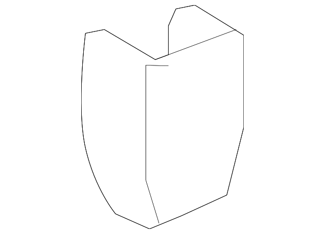 73233-12050-C0 Деталь BELT & RETRACTOR LOWER COVER, LEFT