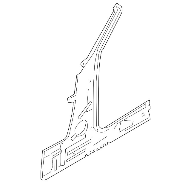 41003449183 Деталь HINGE PILLAR, LEFT