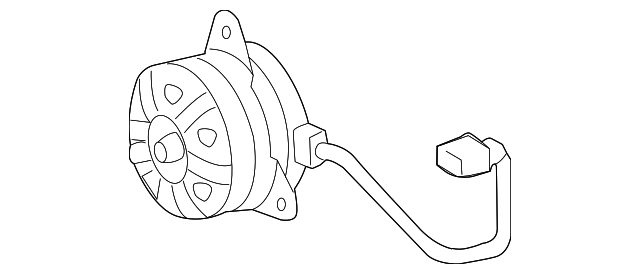 16363-31390 Деталь FAN MOTOR, RIGHT