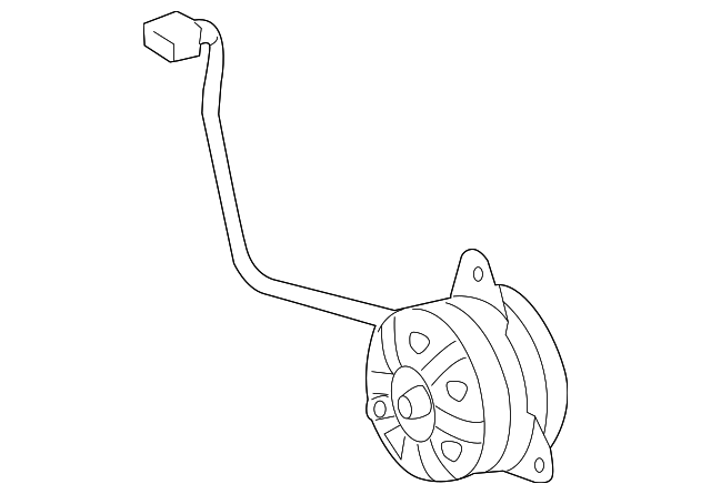 16363-31261 Деталь FAN MOTOR, LEFT