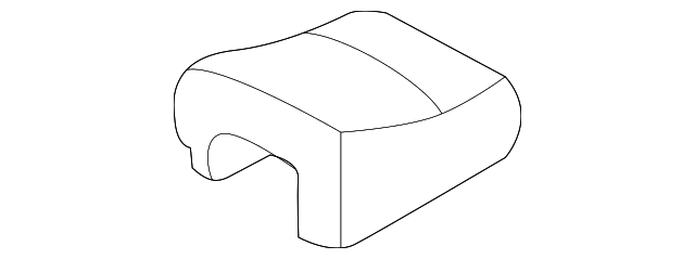 88565-2C001-LK Деталь TRACK END COVER, LEFT