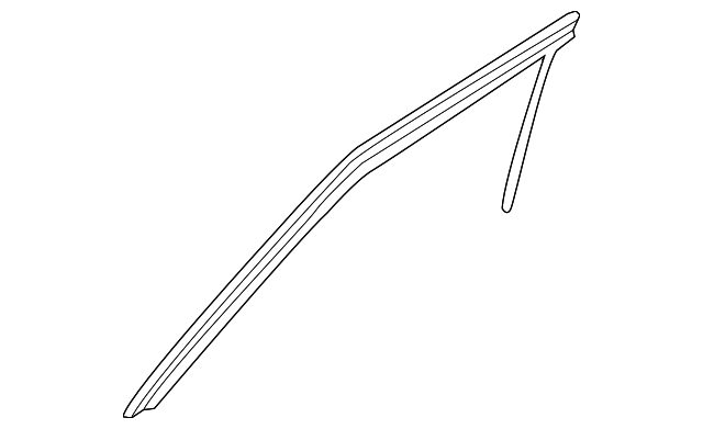 9C3Z-2551223-A Деталь WEATHERSTRIP, LEFT