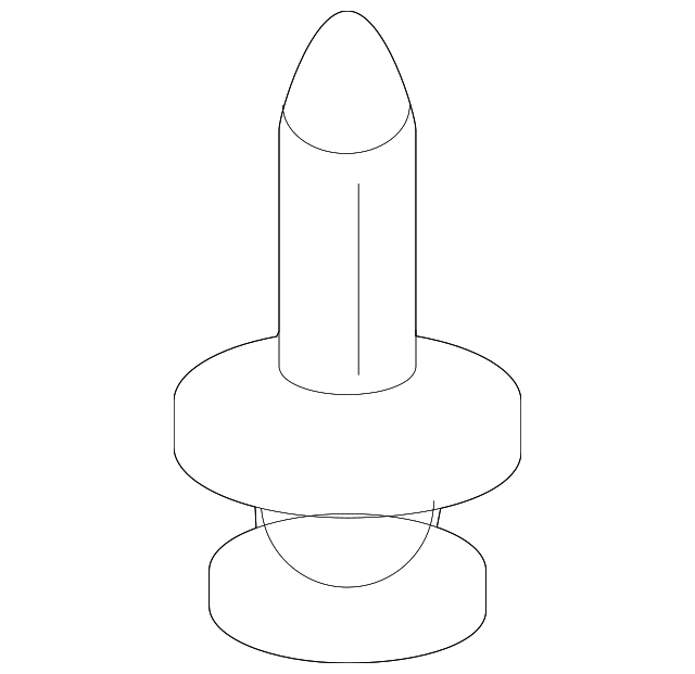 10426555 LOWER DEFLECTOR RETAINER