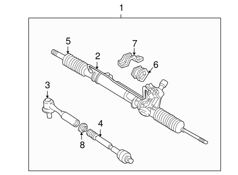 Montero STEERING GEAR & LINKAGE 2