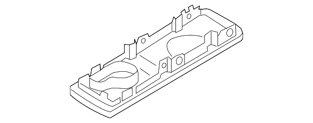 7P6-947-133-C-95T Деталь READING LMP LENS, RIGHT