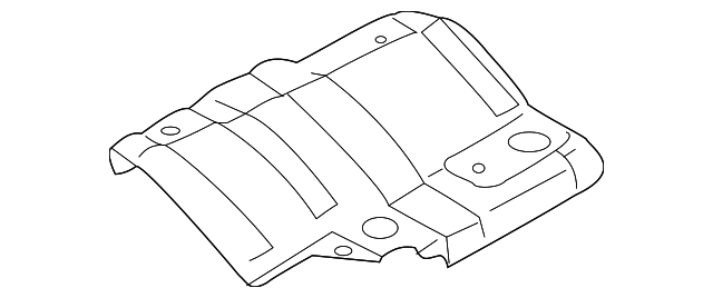 59024FG011 Деталь MUFFLER SHIELD, RIGHT