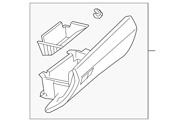 204-680-09-98-8Q74 GLOVE BOX DOOR
