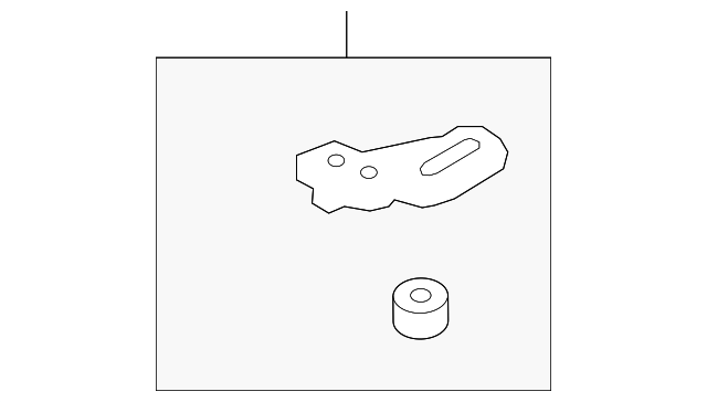 25333-A5100 RADIATOR ASSY UPPER BRACKET, RIGHT