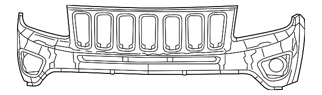 68109861AC Деталь BUMPER COVER