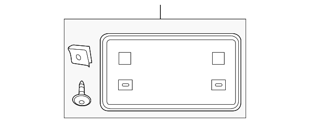 68088819AA Деталь LICENSE BRACKET