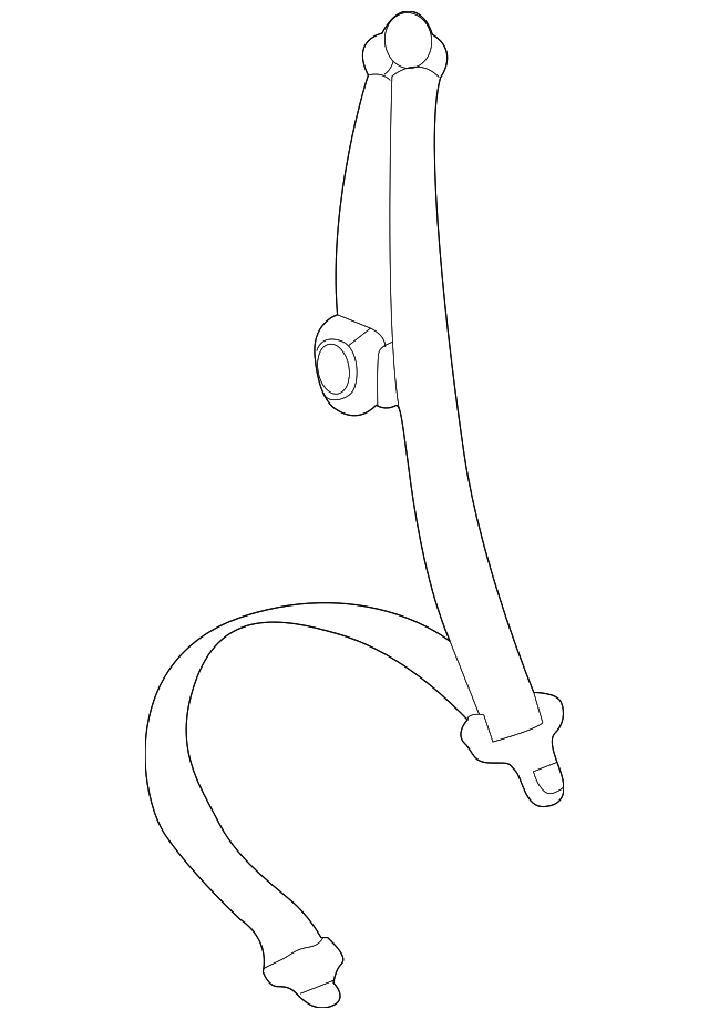 1Y0-857-805-D-HCP Деталь BELT & RETRACTOR, RIGHT