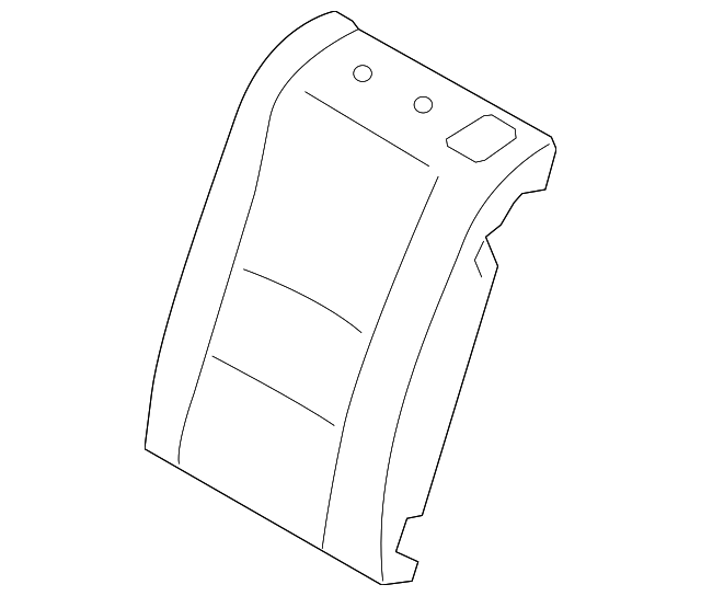 89350-A5000 Деталь SEAT BACK PAD