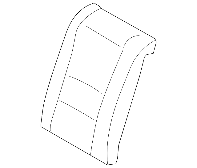 89360-A5120-SGC Деталь SEAT BACK COVER