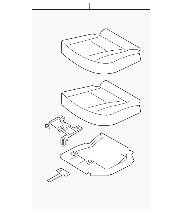 89100-A5100-SGD Деталь SEAT CUSHION