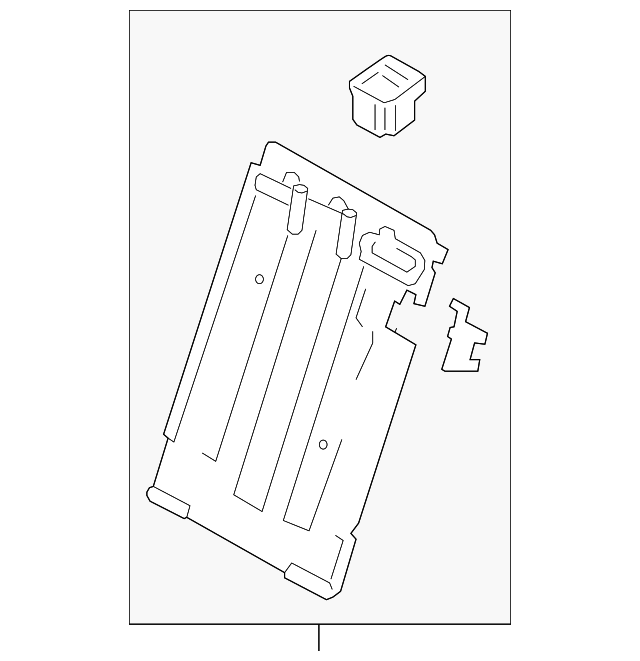 89310-A5000-VYF Деталь SEAT BACK FRAME
