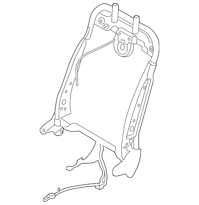 88310-A7020 SEAT BACK FRAME