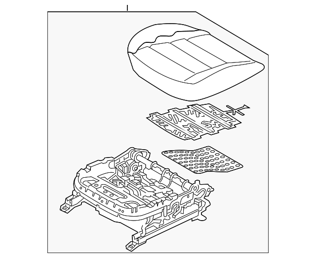88100-A7690KKE CUSHION ASSY
