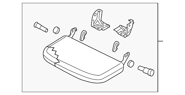 88300-9BA4C Деталь CUSHION ASSY, RIGHT