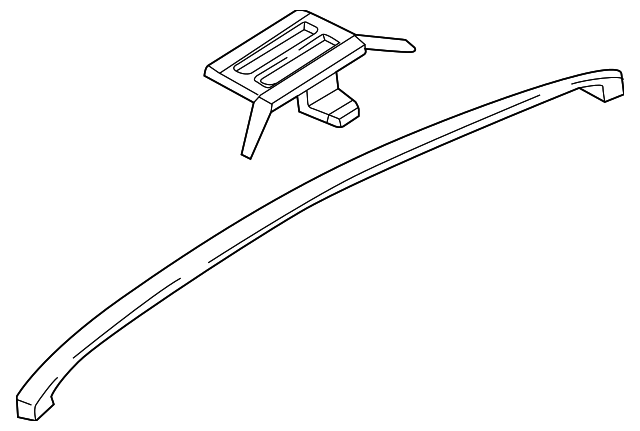 0K2N1-509H0 Деталь ROOF MOLDING, RIGHT