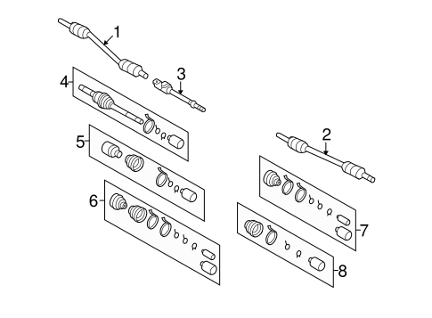 Sedona DRIVE AXLES