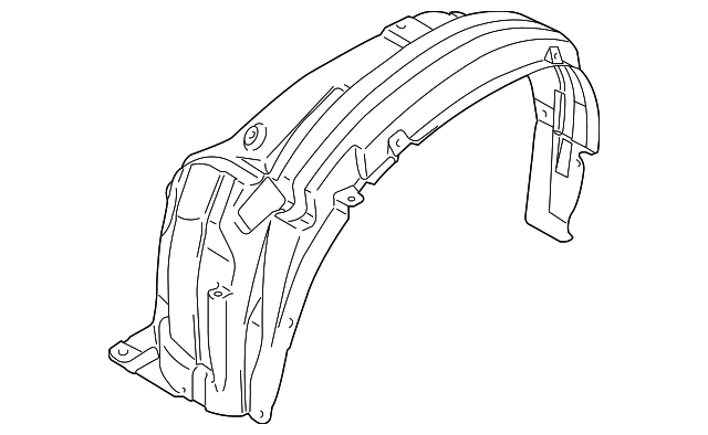 7248165J00 Деталь FENDER LINER, RIGHT