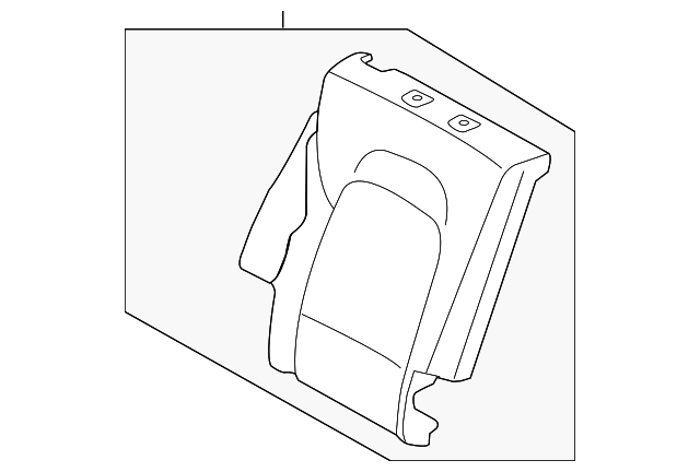 89400-B8120-R5X Деталь SEAT BACK ASSY