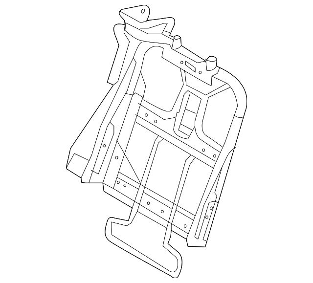89410-B8100-NBC Деталь SEAT BACK FRAME