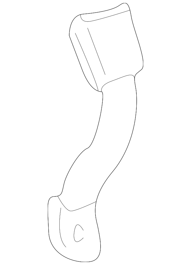 73140-AC010-A0 Деталь LAP BELT, LEFT