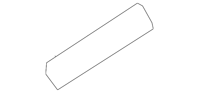 738703JA0A Деталь REAR COVER, RIGHT