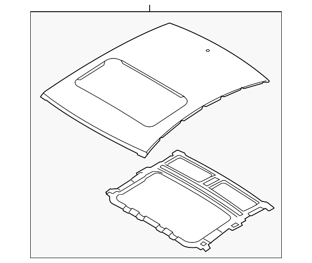 67120-2H020 Деталь ROOF ASSY